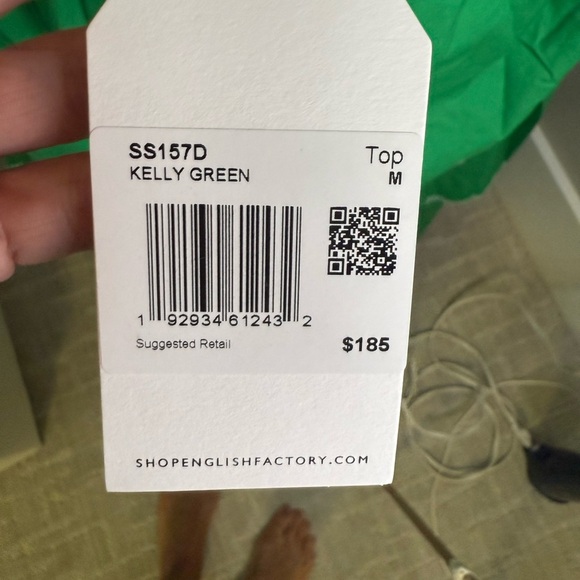 Anthropologie’s English Factory Green Scalloped Maxi Dress - Picture 5 of 10